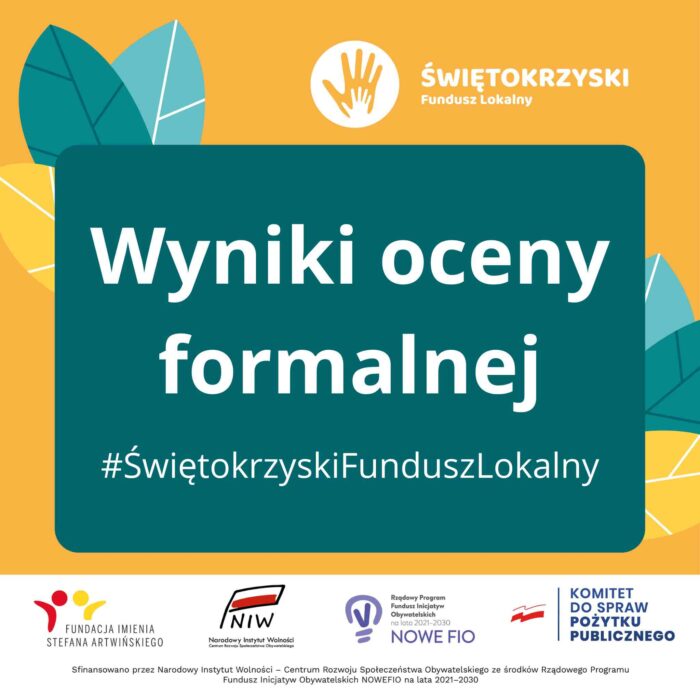 Wyniki oceny formalnej